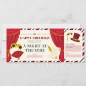A Night Theatre Verjaardagcadeaubon (Voorkant)