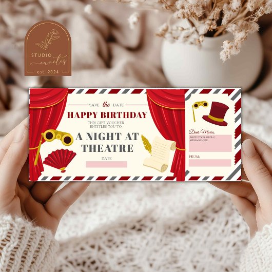 A Night Theatre Verjaardagcadeaubon
