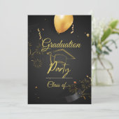 A NIGHT TO REMEMBER: SPECTACULAR GRADUATION PARTY KAART (Staand voorkant)