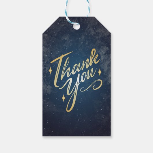 A Night Under the Stars Bedankt Cadeau Labels Cadeaulabel (Voorkant)