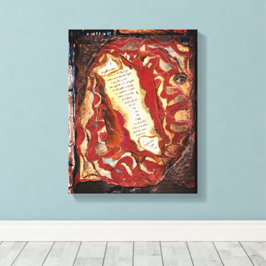 A Nightmare Canvas Afdruk (Insitu (Houten vloer))