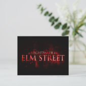 A Nightmare on Elm Street | Bloody tekst Feestdagenkaart (Staand voorkant)