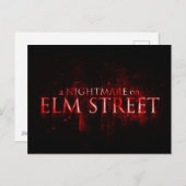 A Nightmare on Elm Street | Bloody Text Feestdagenkaart (Voorkant / Achterkant)