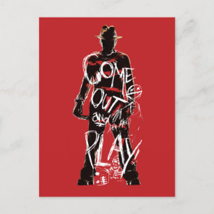 A Nightmare on Elm Street   Come Out and Play Feestdagenkaart