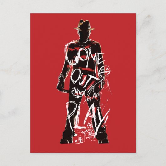 A Nightmare on Elm Street | Come Out and Play Feestdagenkaart (Voorkant)