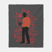 A Nightmare on Elm Street | Don't Fall Asleep Fleece Deken (Voorkant)