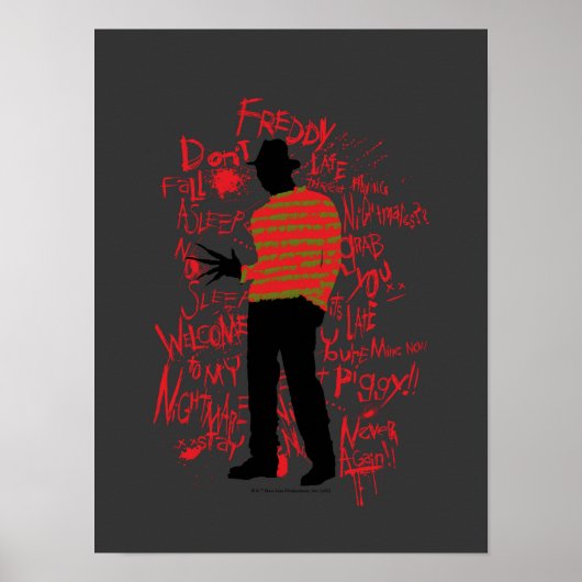 A Nightmare on Elm Street | Don't Fall Asleep Poster (Voorkant)
