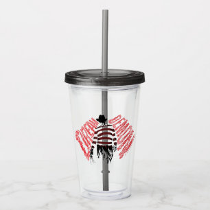 A Nightmare on Elm Street Dream Demon Freddy Acryl Drinkbeker