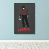 A Nightmare on Elm Street | Freddy Krueger Canvas Afdruk (Insitu (Houten vloer))