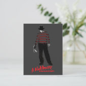 A Nightmare on Elm Street | Freddy Krueger Feestdagenkaart (Staand voorkant)
