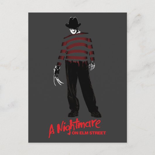 A Nightmare on Elm Street | Freddy Krueger Feestdagenkaart (Voorkant)