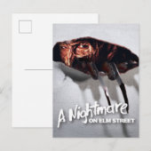A Nightmare on Elm Street | Freddy Krueger gluurt Feestdagenkaart (Voorkant / Achterkant)