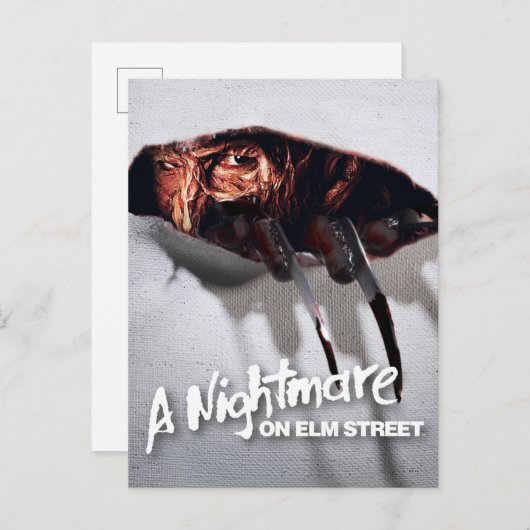 A Nightmare on Elm Street | Freddy Krueger gluurt Feestdagenkaart (Voorkant / Achterkant)