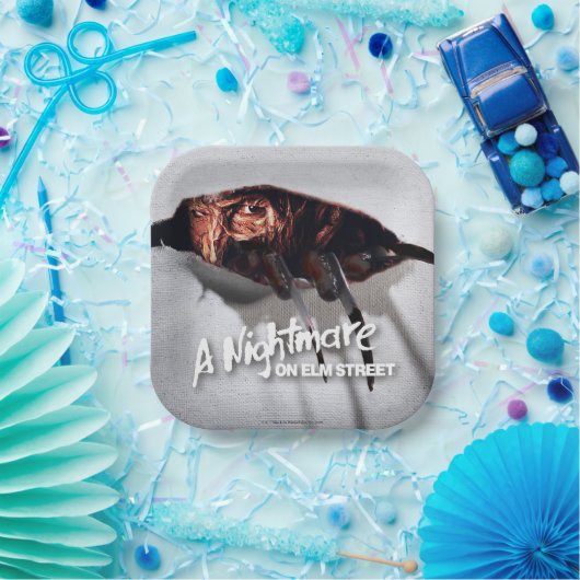 A Nightmare on Elm Street Freddy Krueger Peeking Papieren Bordje (Feest)