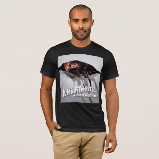 A Nightmare on Elm Street Freddy Krueger Peeking T-shirt (Voorkant volledig)