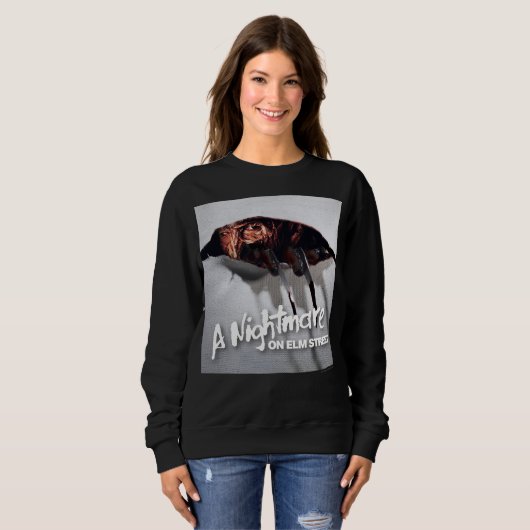 A Nightmare on Elm Street Freddy Krueger Peeking Trui (Voorkant volledig)