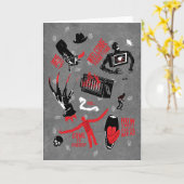 A Nightmare on Elm Street | Freddy Krueger Praat Kaart (Gele Bloem)