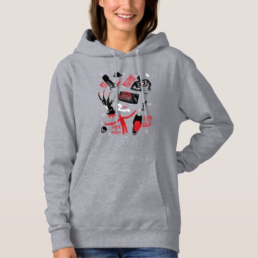 A Nightmare on Elm Street Freddy Krueger Talk Hoodie (Voorkant)