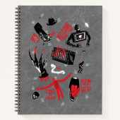 A Nightmare on Elm Street Freddy Krueger Talk Notitieboek (Voorkant)