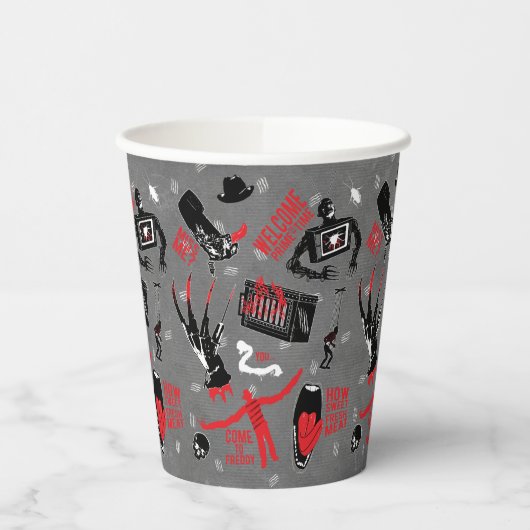 A Nightmare on Elm Street Freddy Krueger Talk Papieren Bekers (Links)