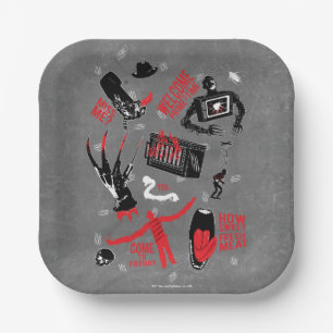 A Nightmare on Elm Street Freddy Krueger Talk Papieren Bordje