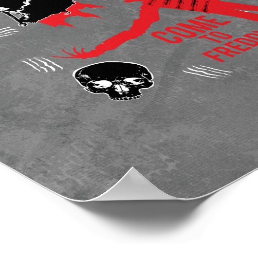 A Nightmare on Elm Street Freddy Krueger Talk Poster (Hoek)