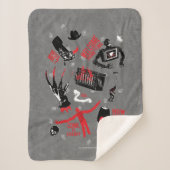 A Nightmare on Elm Street Freddy Krueger Talk Sherpa Deken (Voorkant)