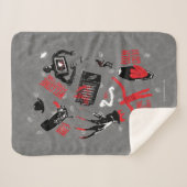 A Nightmare on Elm Street Freddy Krueger Talk Sherpa Deken (Voorkant (horizontaal))