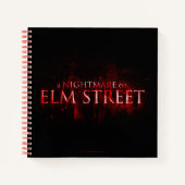 A Nightmare on Elm Street | Gebleke tekst Notitieboek (Voorkant)