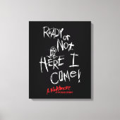 A Nightmare on Elm Street | Hier kom ik Canvas Afdruk (Voorkant)
