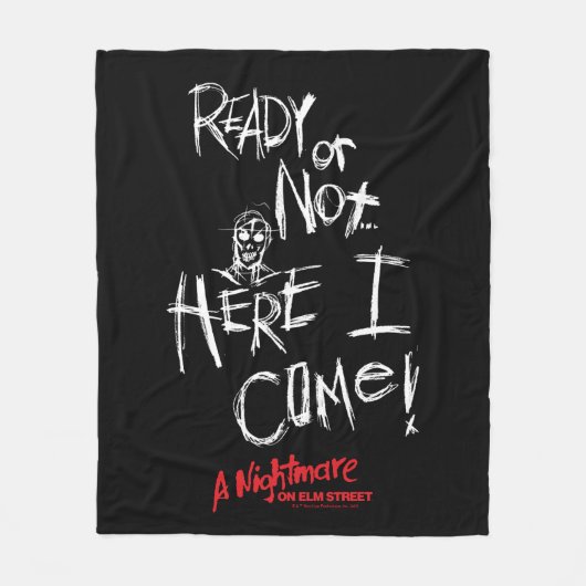 A Nightmare on Elm Street | Hier kom ik Fleece Deken (Voorkant)