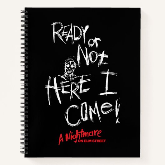 A Nightmare on Elm Street | Hier kom ik Notitieboek (Voorkant)