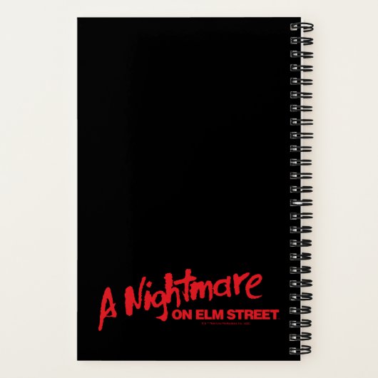 A Nightmare on Elm Street | Hier kom ik Notitieboek (Achterkant)