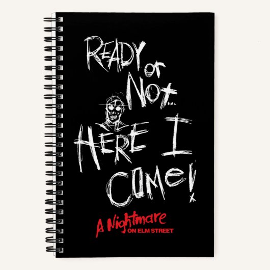 A Nightmare on Elm Street | Hier kom ik Notitieboek (Voorkant)