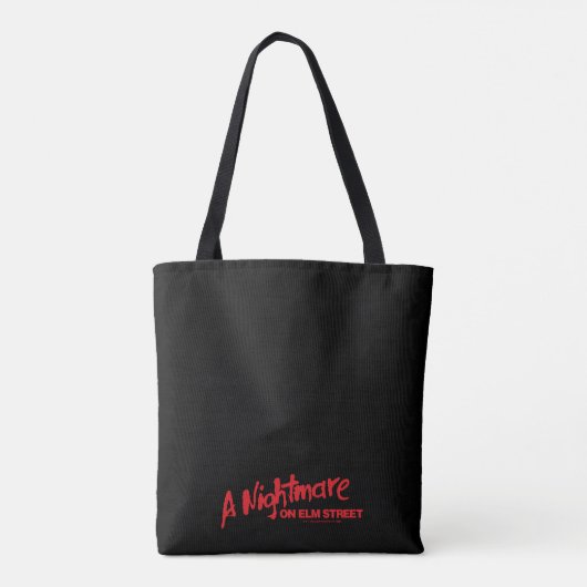 A Nightmare on Elm Street | Hier kom ik Tote Bag (Achterkant)