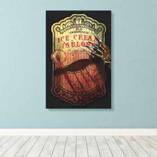 A Nightmare on Elm Street | IJskap van Springwood Canvas Afdruk (Insitu (Houten vloer))