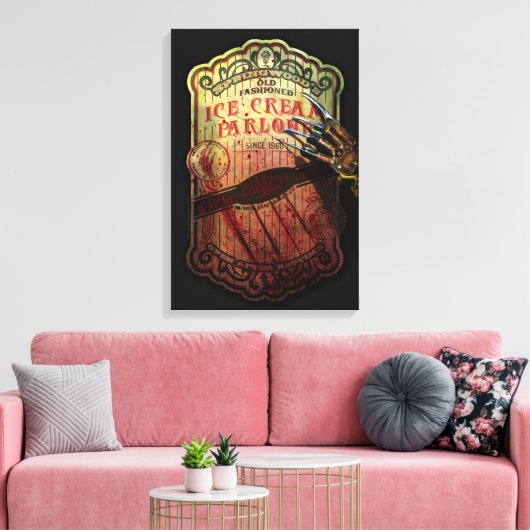 A Nightmare on Elm Street | IJskap van Springwood Canvas Afdruk (Insitu (Woonkamer))