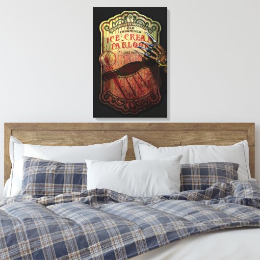 A Nightmare on Elm Street | IJskap van Springwood Canvas Afdruk (Insitu (Slaapkamer))