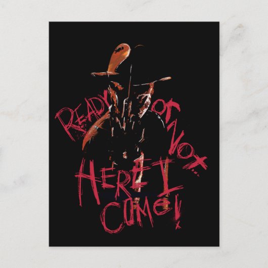 A Nightmare on Elm Street | Klaar of niet Feestdagenkaart (Voorkant)