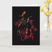 A Nightmare on Elm Street | Klaar of niet Kaart (Gele Bloem)