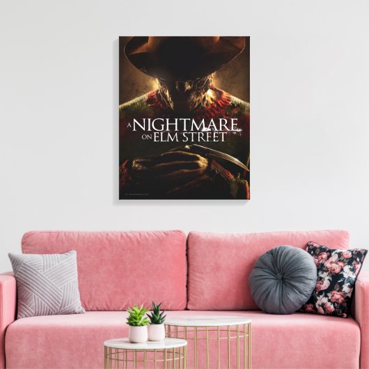 A Nightmare on Elm Street | Movie Poster Canvas Afdruk (Insitu (Woonkamer))