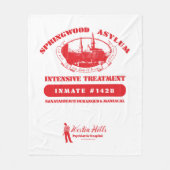 A Nightmare on Elm Street | Springwood Asylum Fleece Deken (Voorkant)
