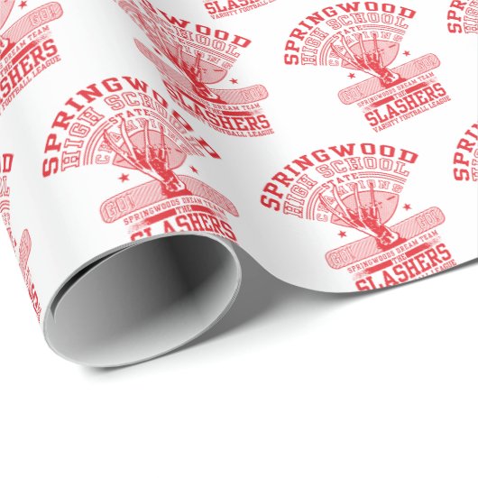 A Nightmare on Elm Street | Springwood High Cadeaupapier (Rol Hoek)