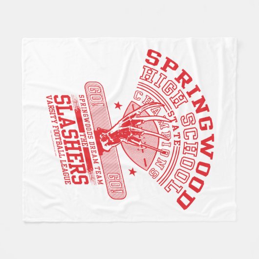 A Nightmare on Elm Street | Springwood High Fleece Deken (Voorkant (Horizontaal))