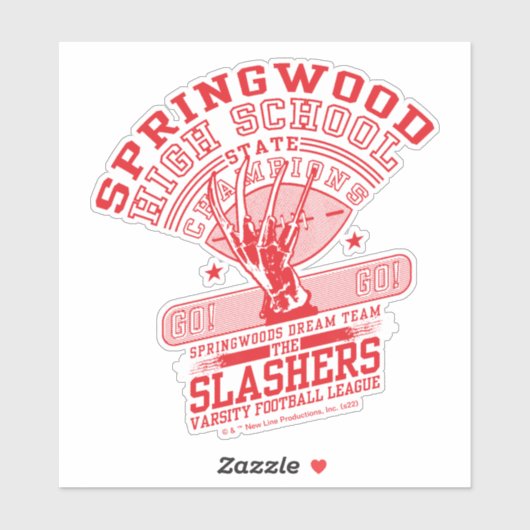 A Nightmare on Elm Street | Springwood High Sticker (Vel)