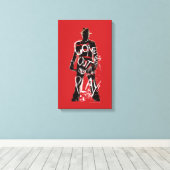 A Nightmare on Elm Street | Uitvoeren en afspelen Canvas Afdruk (Insitu (Houten vloer))