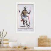 A Noble uit Virginia, 1780 (gekleurde graving) Poster (Keuken)
