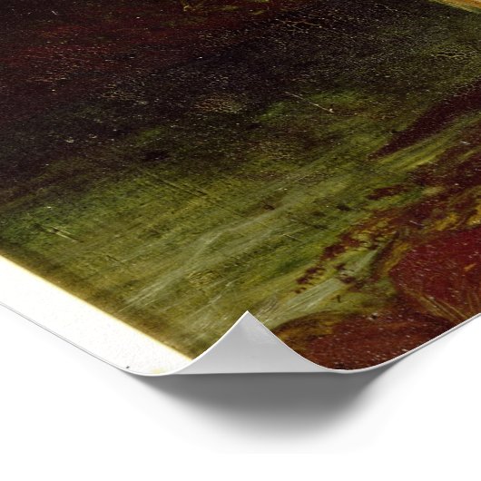 A North American Indian in an Extensive Landscape, Poster (Hoek)