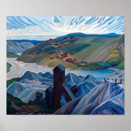 A Northern Silver Mine | Franklin Carmichael | Poster (Voorkant)