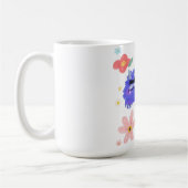 A Not-So-Scary Monster in a Flower Patch Tote Bag Koffiemok (Links)